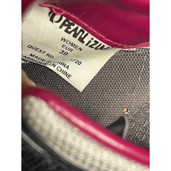 Pearl Izumi Cycling Quest Red 5720 Shoes w/ Pedal Cleats EUR 39 (M6.5 W7.5W) - Picture 7 of 7